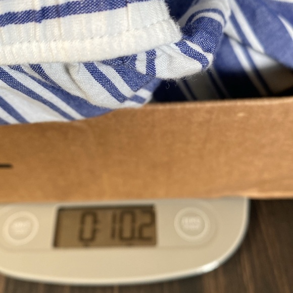 Madewell maxi dress size 6 boho nautical stripe tiered cottagecore coastal beach - Picture 13 of 13